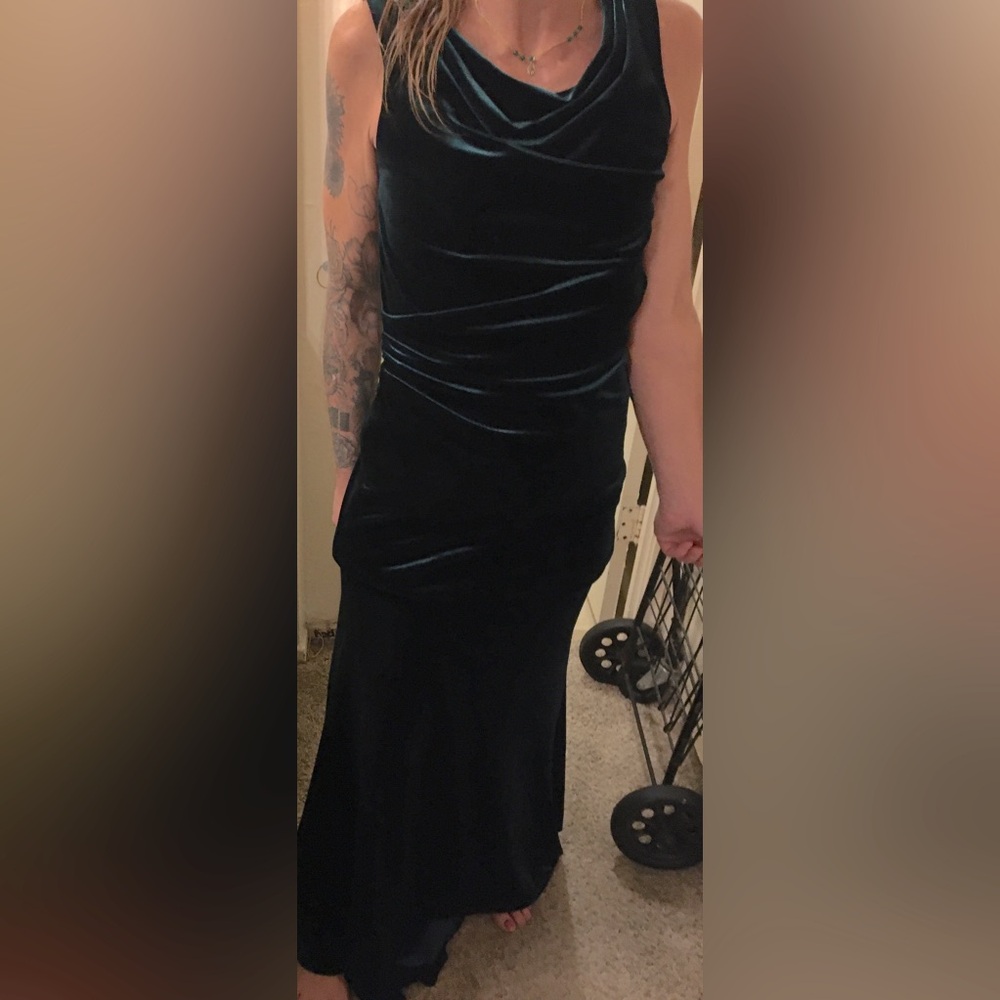 REVELRY- Faith Velvet Maxi Dress